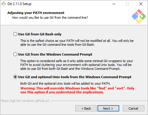 Git installer - 2